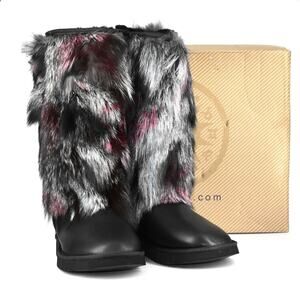 C8 NIB AU & MU AUSTRALIA N613 Wmns Sheepskin Fur Winter Snow Boots Size 12